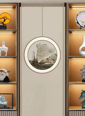 禅意仿古陶瓷花瓶中式书房工艺品