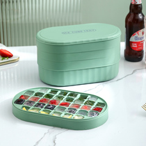 diy freezing ice cubes making dies ice grids Home food grade silica gel pressing large size for ice making box storage box deity