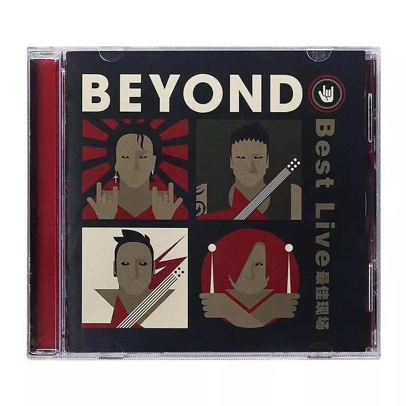 正版 Beyond Best Live 最佳现场 CD唱片+歌词本 - 图3