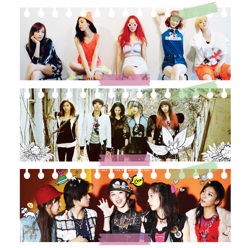 F（x） 3张fx专辑 新新人类/chu~亲/粉红录像带 CD+写真本+签名卡 - 图2