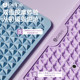 Upgraded silicone material double-sided acupressure board with magnet version