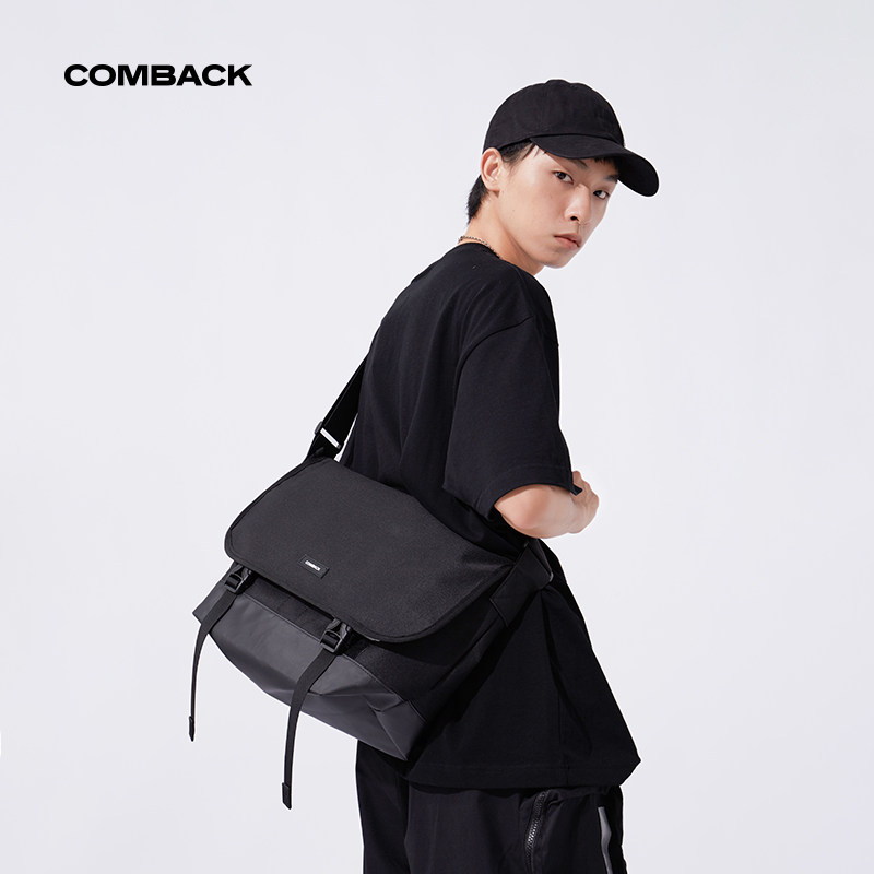comback运动旅行男邮差包女健身包 comback男士包袋