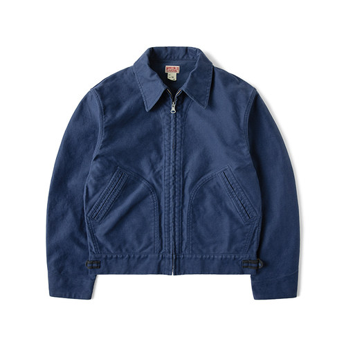 恶犬BRONSON鼹鼠皮哥萨克夹克复古短款COSSACK磨毛重磅纯色外套 - 图2