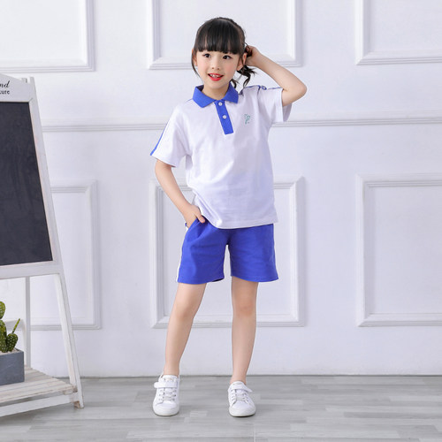 深圳市小学生校服男女统一夏装运动服套装短袖上衣短裤速干特级版 - 图3