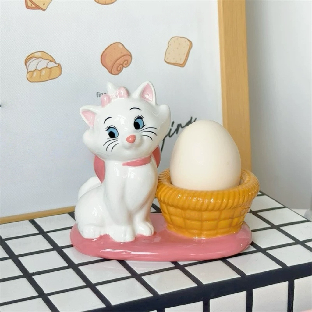 出口外貌玛丽猫鸡蛋拖陶瓷手工手绘可爱卡通摆件客厅电视柜装饰品,淘宝优惠券,粉丝福利购,淘宝优惠卷