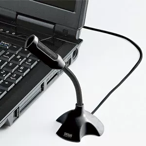 Компьютерный микрофон Sanwa для японской системы, настольный держатель-гоос-шея, домашнее аудио, игровой и живой чат