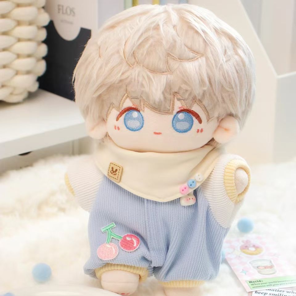 20cm连体爬服棉花娃娃衣服一番赏套装娃衣无属性玩偶替换装现货 - 图0