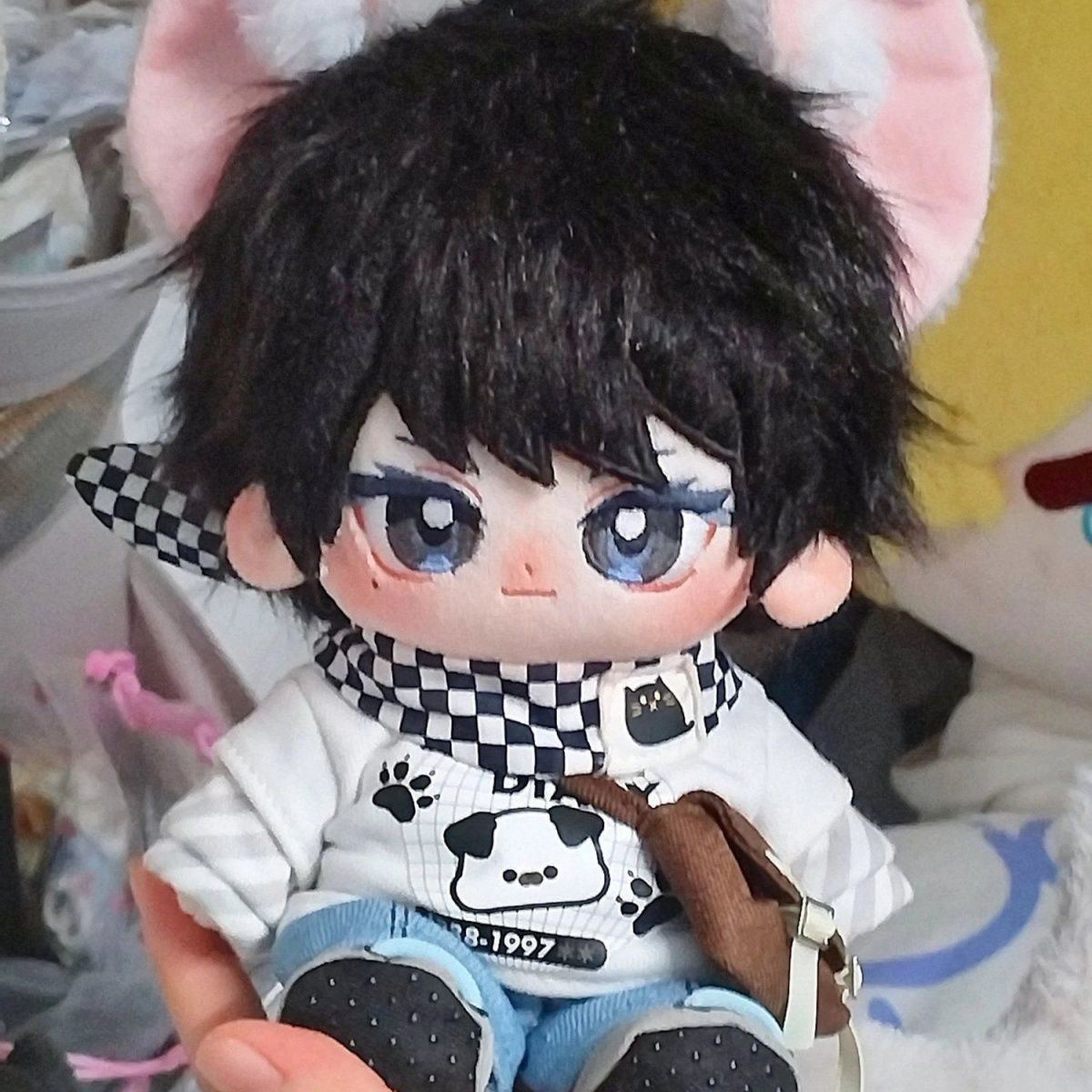 我在精神院学斩神夜幕小队安卿鱼属性20cm棉花娃娃玩偶送人礼物 - 图2