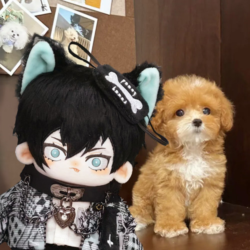 蓝色监狱糸师凛属性棉花娃娃20cm毛绒公仔同人周边送朋友节日礼物 - 图2