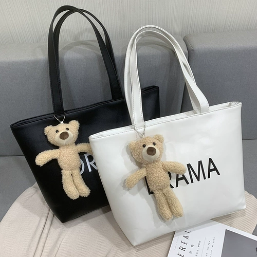Вместительная и большая сумка через плечо, сумка на одно плечо, в корейском стиле, популярно в интернете