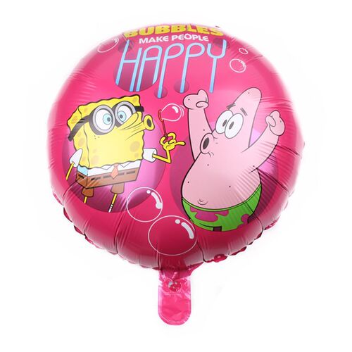 海绵宝宝气球方形卡通形气球儿童玩具生日派对布置生日聚会派大星 - 图3