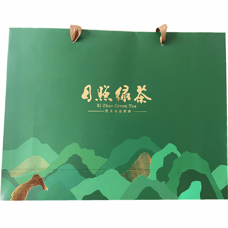 山东日照绿茶2023年新茶叶春茶高山云雾炒青毛尖礼盒装浓香型250g - 图0