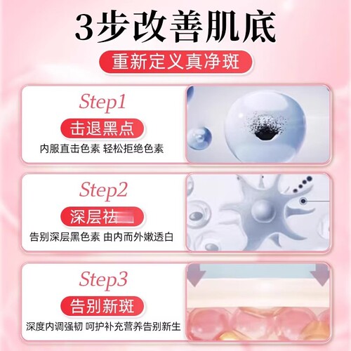 北京同仁堂御医匠维生素C维生素E烟酰胺葡萄籽胶原蛋白片黄黑皮 - 图2