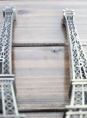 zakka杂货 巴黎风情埃菲尔铁塔 家居摆件 拍照道具  免费赠送盒子