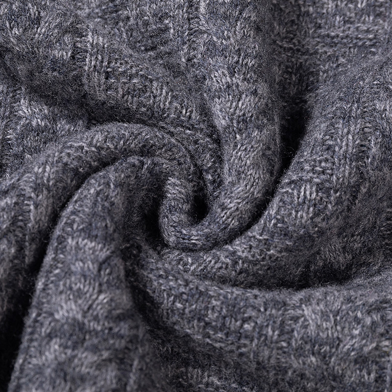 高领毛衣男韩版宽松休闲羊毛衫慵懒风粗线针织衫冬季加厚线衣潮流