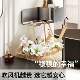 Hair dryer storage rack no punching bathroom wall-mounted
