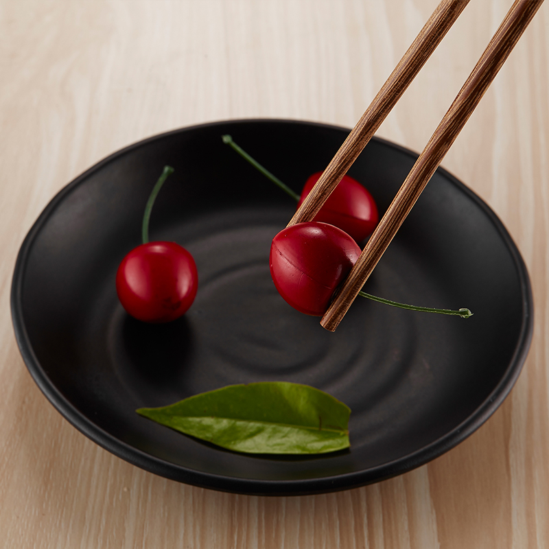吉百居家居旗舰店鸡翅木筷子家用实木餐具高档红木十双木质无漆无蜡公快子家庭套装3