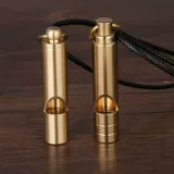 Латунный дорожный спасательный жилет, свисток, бамбуковый детский брелок для тренировок