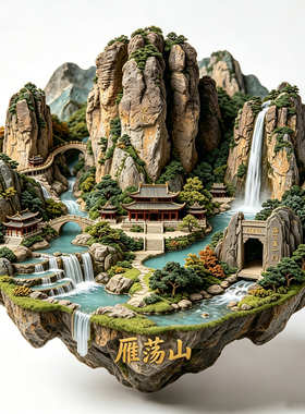 雁荡山冰箱贴磁吸2026新款