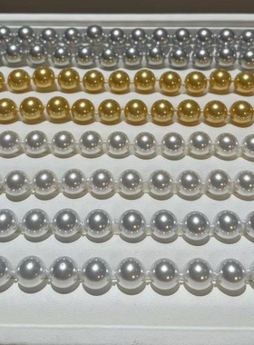 帝升正圆无暇冷白项链