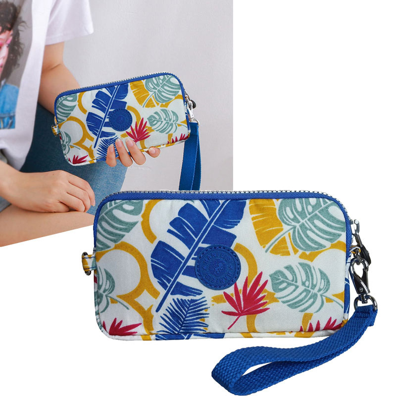 女士大容量帆布腕包休闲防水零钱包 凯普黎箱包钱包