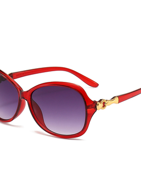 太阳镜女士优雅防紫外线时尚个性墨镜网红款ins风圆脸显瘦2022新