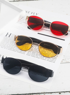 墨镜ins韩版圆脸街拍太阳镜