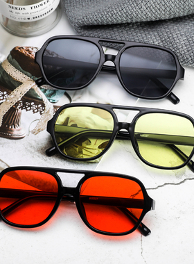 墨镜复古风太阳镜抖音网红同款