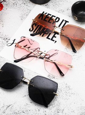 墨镜ins个性风圆脸男士太阳镜