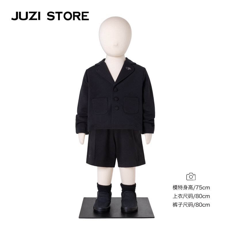 JUZI STORE童装罗马布学院风上装西装外套中性男童女童1133402