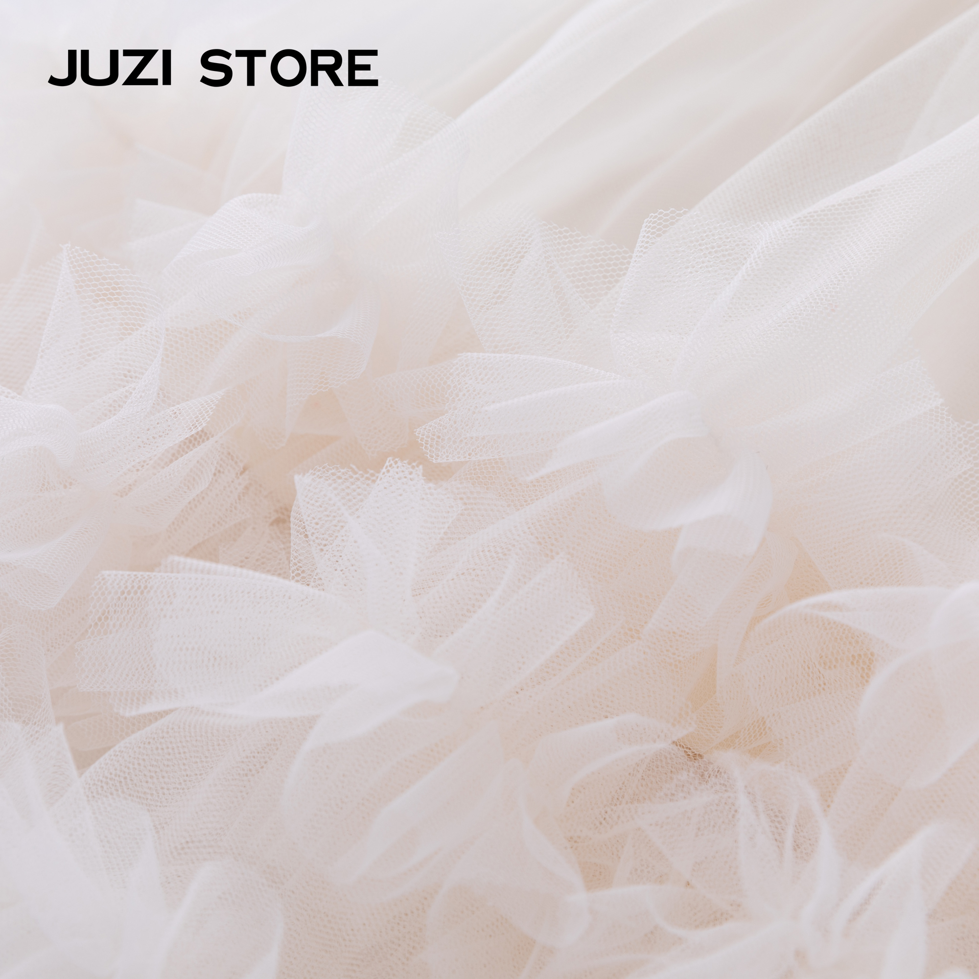 JUZI STORE童装背心吊带公主裙网纱花边两件套连衣裙女童1126201