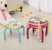 Durable leather face small chair baby washing chair Kindergarten small stool called Stool Fun Cartoon Manufacturer Direct