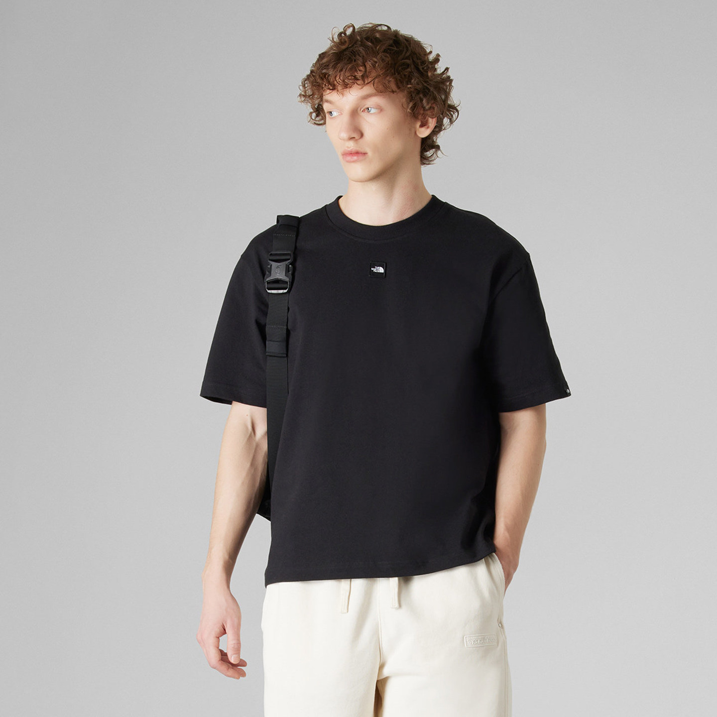 TheNorthFace北面UE系列男短袖重磅纯棉宽松舒适城市户外T恤8BTV,淘宝优惠券,粉丝福利购,淘宝优惠卷