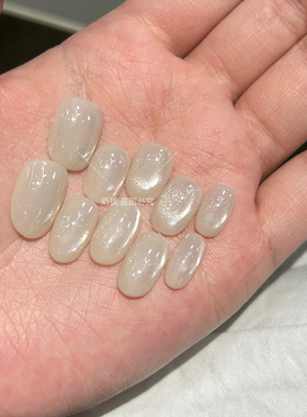 皎洁冰建构版超亮猫眼穿戴甲
