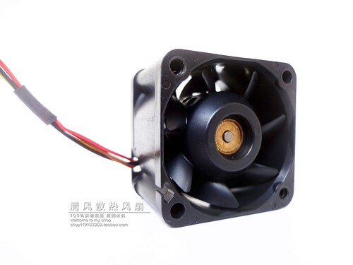 三洋 4028 12V 0.60A 4CM厘米 1U服务器机箱暴力风扇 9GV0412J301 - 图0
