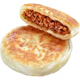 千味央厨 Хрустящий пирог, черный перец, говяжье блин, мясной пирог, студенческий завтрак, торт из лука, быстрое замораживание, полуфабрикат рекламный ролик продукт