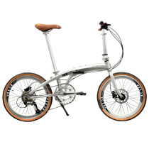 KOSDA 22 inch aluminum alloy ultra-light portable folding bike female adult commuter variable-speed disc brake road bike