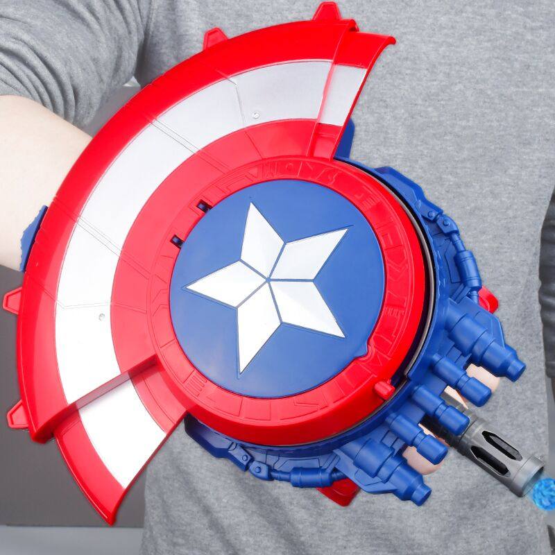 美国队长盾牌神盾发射器电动英雄抵挡水弹玩具男孩有趣机械水珠弹,淘宝优惠券,粉丝福利购,淘宝优惠卷