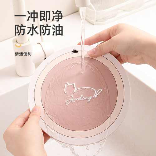 隔热垫防烫餐桌垫高级感耐高温防烫硅胶沥水锅碗垫菜盘子砂锅餐垫 - 图2