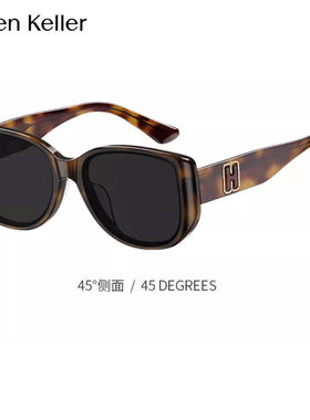 【王一博同款】海伦凯勒新款太阳镜男女潮流猫眼墨镜防紫外线2711