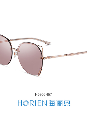 猫眼镂空高级时尚风街拍太阳镜