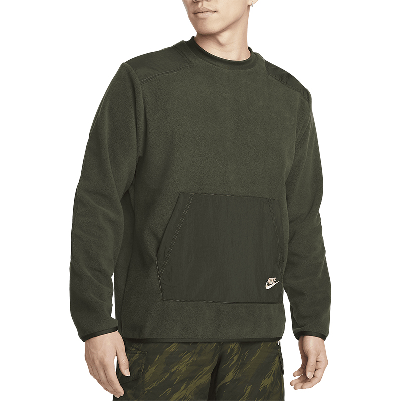 Nike/耐克正品男士加绒休闲运动套头卫衣DD4855-355 - 图3