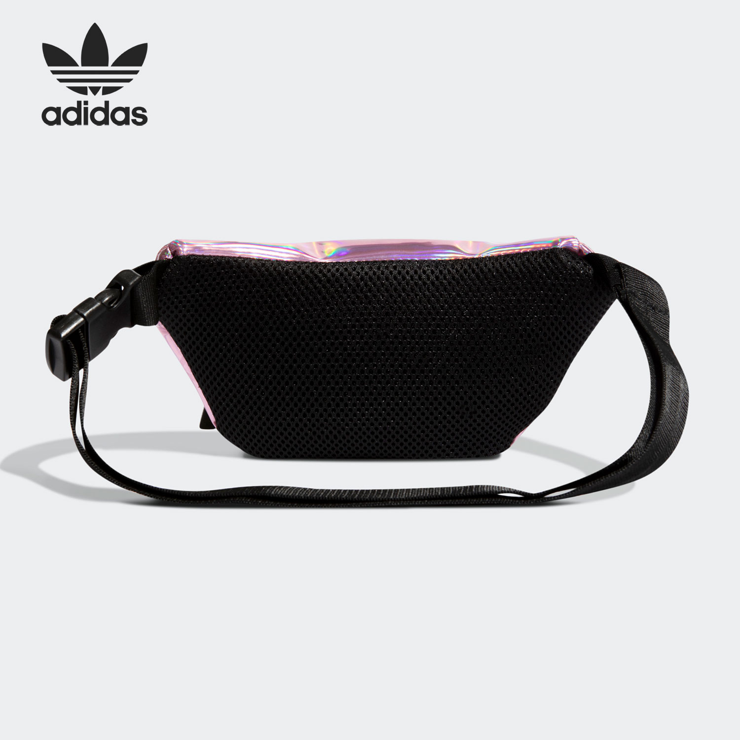 Adidas/阿迪达斯正品春季三叶草休闲运动斜挎腰包GN2126 - 图2