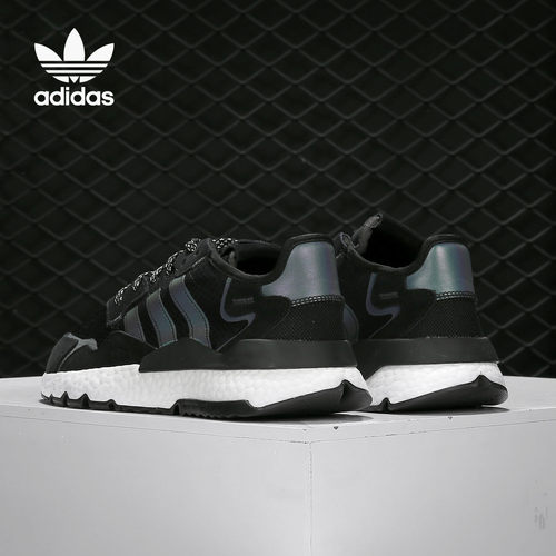 Adidas/阿迪达斯正品三叶草NITE JOGGER男女经典休闲运动鞋FU6844 - 图2