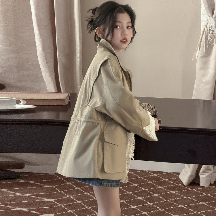 无帽立领常规棉春秋女风衣,淘宝优惠券,粉丝福利购,淘宝优惠卷
