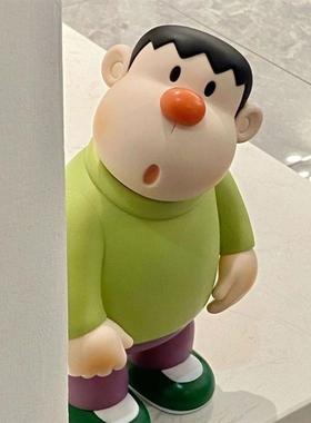 胖虎手办桌面摆件办公桌家居饰品客厅玄关装饰品摆件胖虎摆件大号