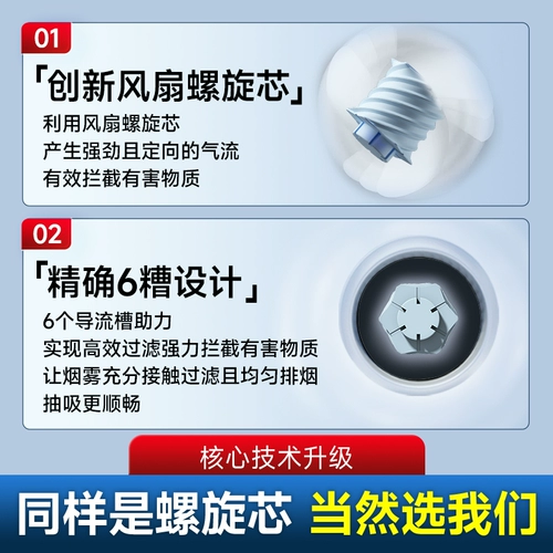 Новый фильтр дымового фильтра Трехцелевой грубый средний и тонкий одноразовый сигаретный фильтр фильтров