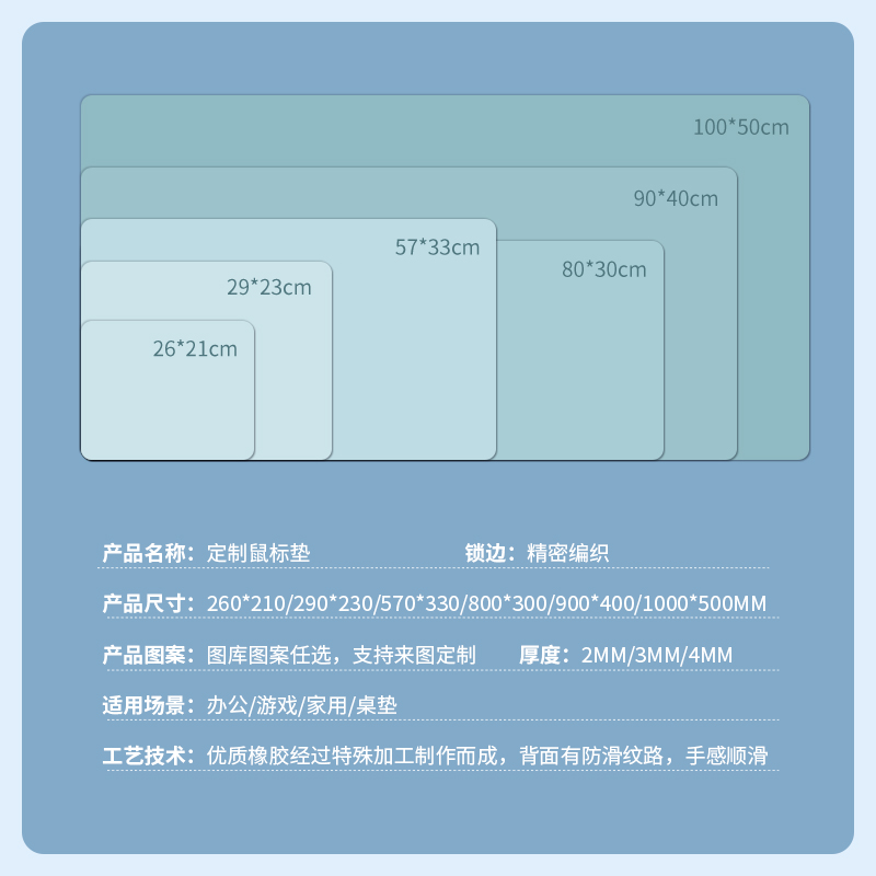 鼠标垫定制订做照片广告logo办公笔记本办公加厚明星diy可爱图案