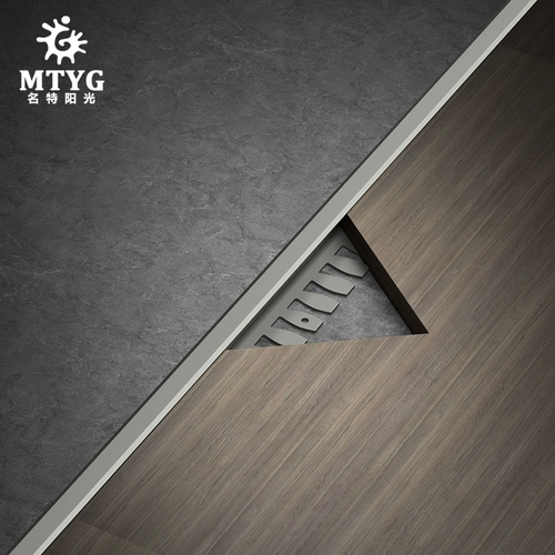 Алюминиевая сплава деревянная половая полоса пограничной полосы -полоса B -типа B -типа.