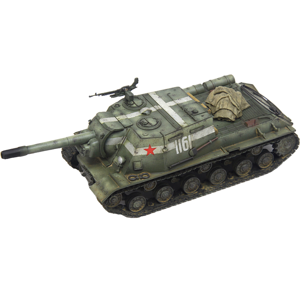 六分仪 PP0014苏152自行火炮 ISU-152 1161柏林1945完成品模型-图3